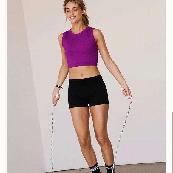 Free People Happiness Runs Muscle Tank Top in Vivid Violet Size XL NEW - Picture 4 of 7